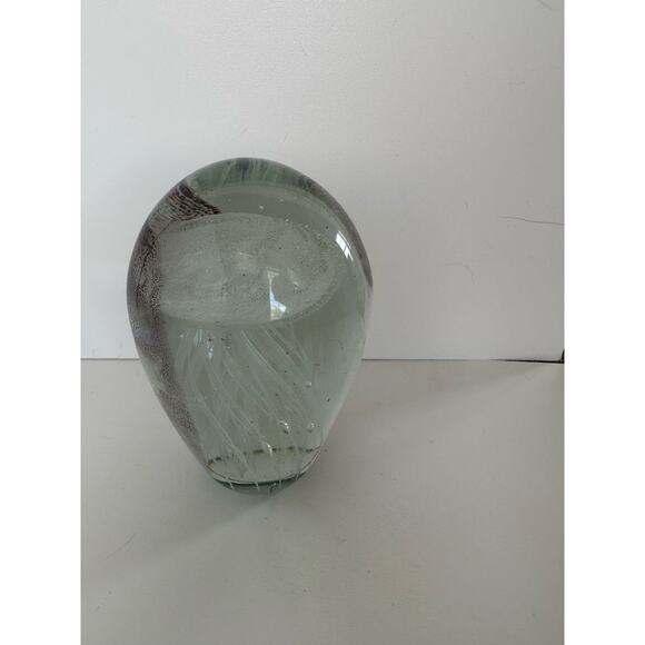 Art Glass Jellyfish Sculpture - Picture 3 of 7